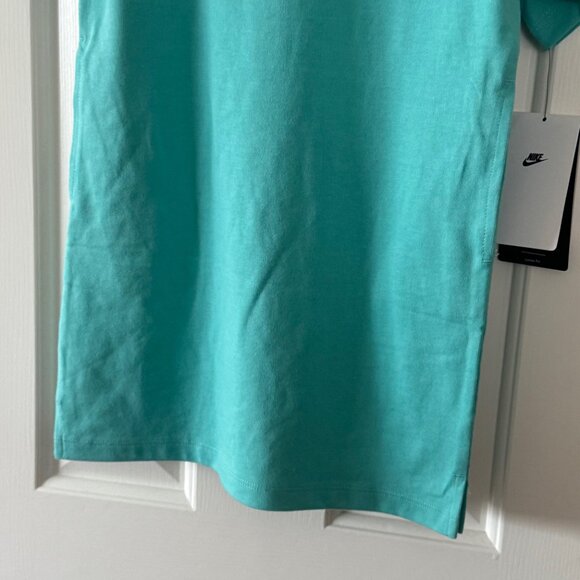 Nike Girls Mint Green T Shirt Dress Front Pockets Size M Medium 6 New with Tags - Picture 2 of 11